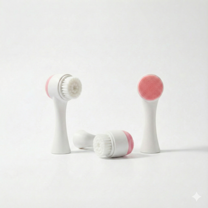 Young Lady Face Brush