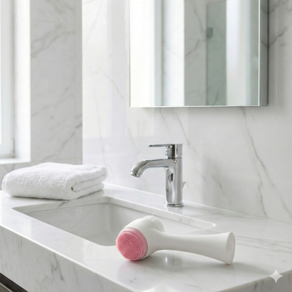 Young Lady Face Brush